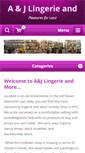 Mobile Screenshot of ajlingerie.com